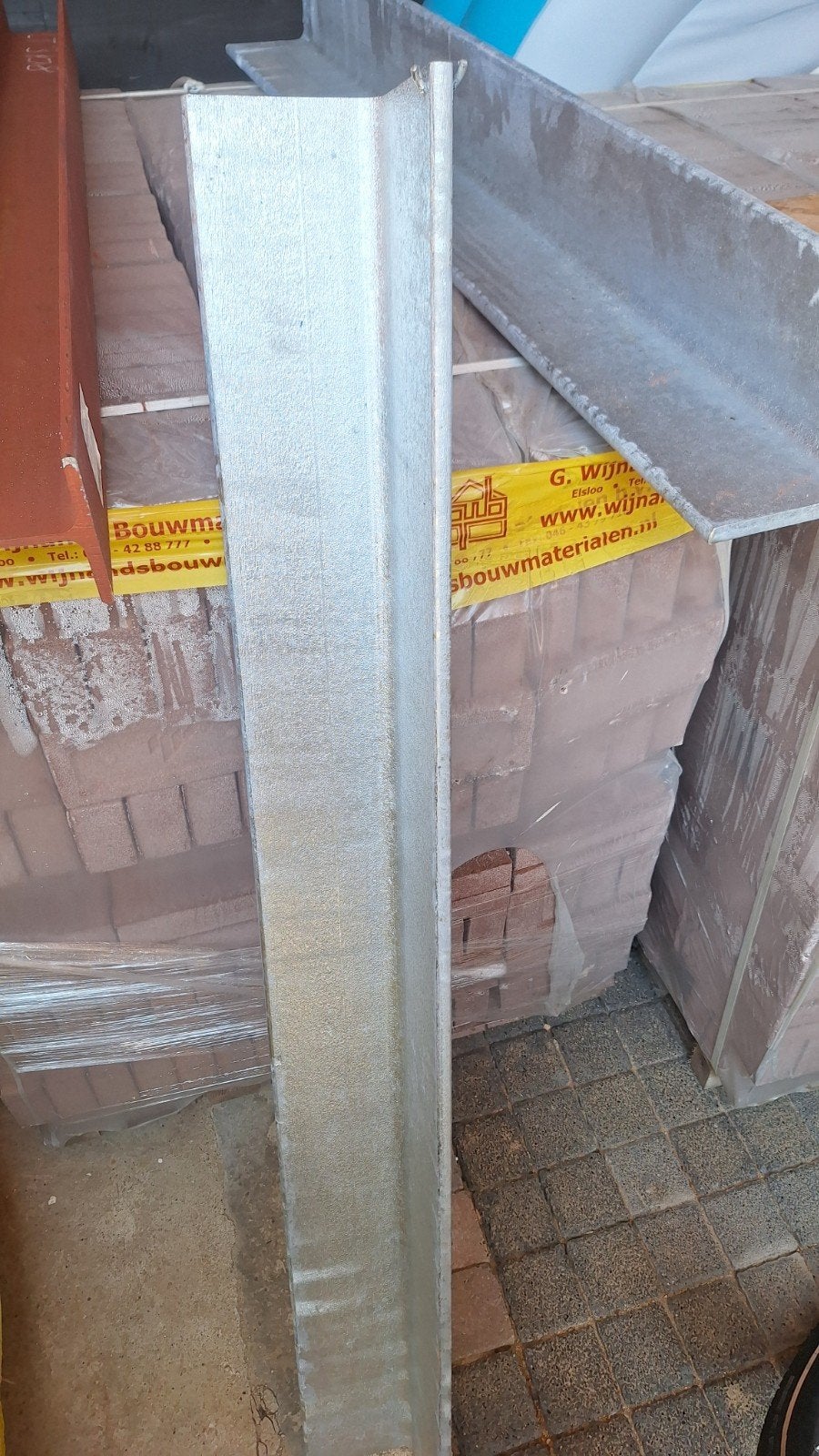 2x Nieuwe Verzinkte L-balk 140mmx140mmx1.2mm, 1400mm lang, Ophalen, Nieuw, IJzer