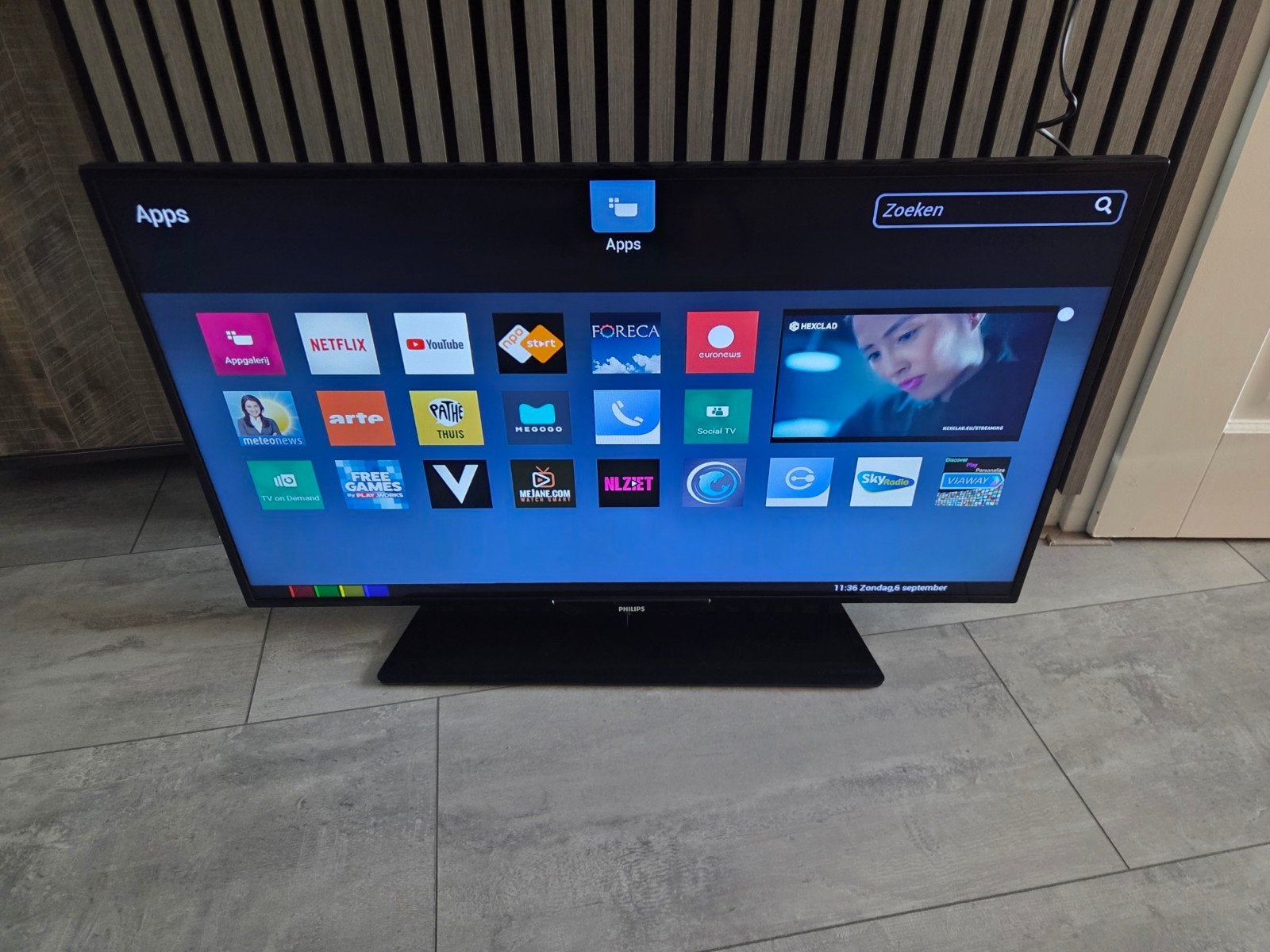 Philips led smart tv 40pfk5300  40 inch, Ophalen, Philips, LED, 50 Hz