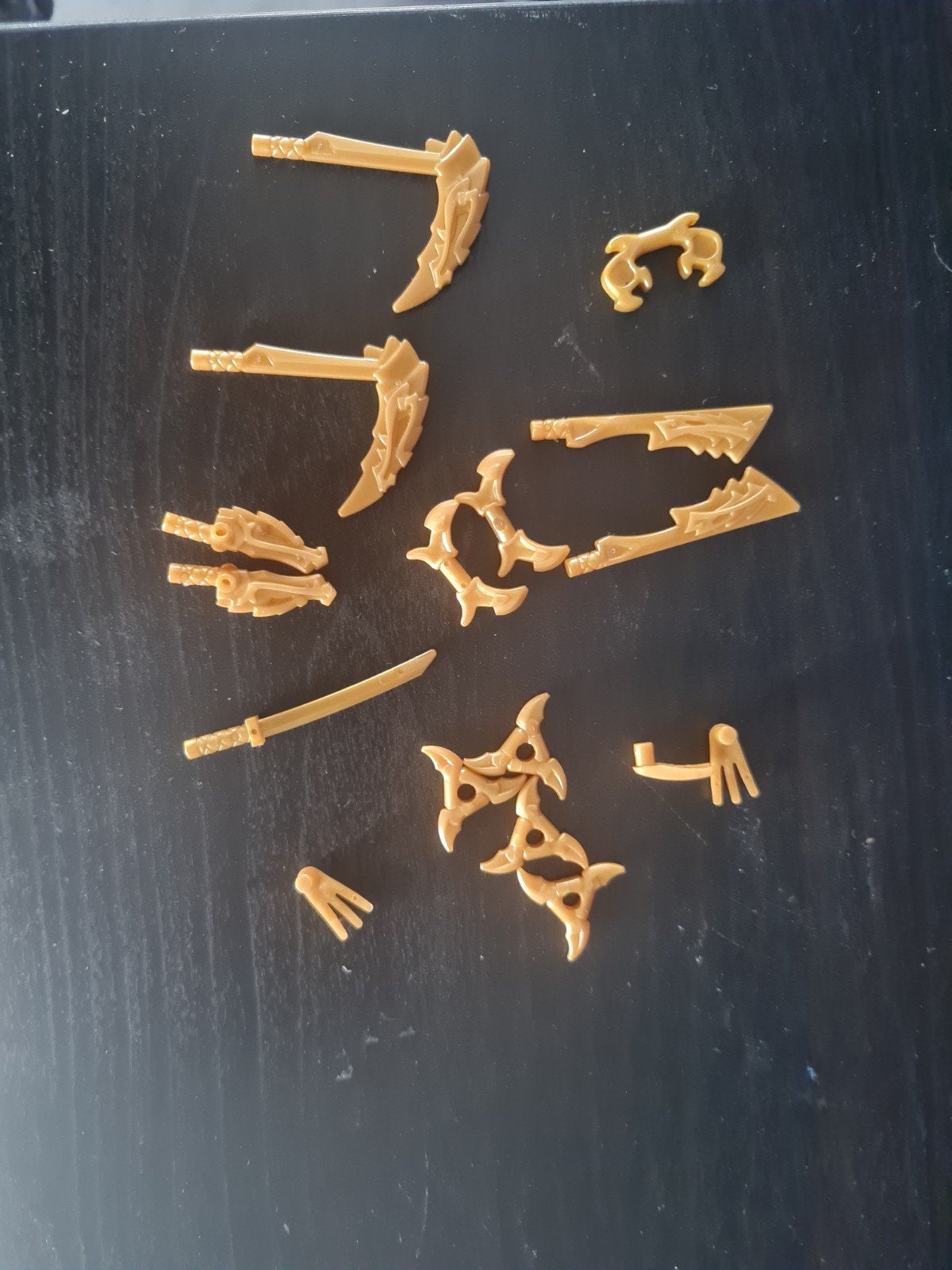 Lego Gouden Ninjago wapens, Ophalen of Verzenden, Gebruikt, Overige merken