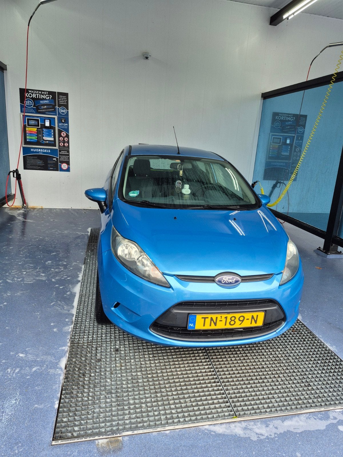 Ford Fiësta 1.4 71KW 3DR 2009 Blauw, Auto's, Voorwielaandrijving, 4 cilinders, Blauw, Handgeschakeld