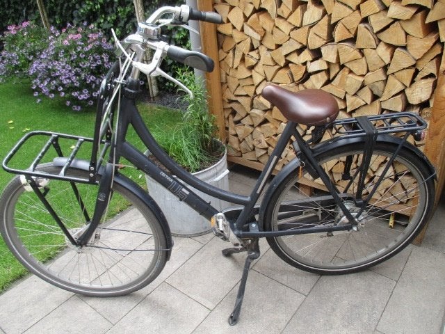 cortina damesfiets/transportfiets U5 28 inch blauw, Fietsen en Brommers, Fietsen | Dames | Damesfietsen, Gebruikt, Versnellingen