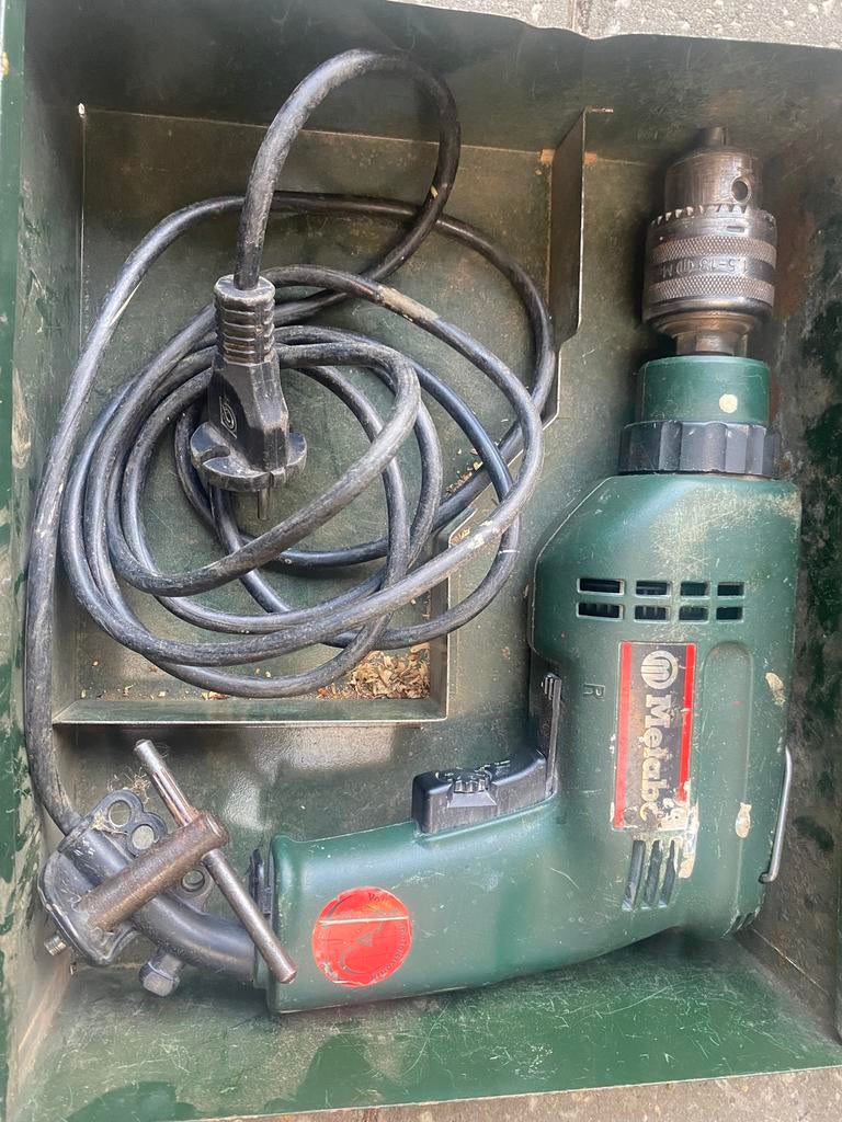 Metabo boormachine met klopfunctie, Doe-het-zelf en Verbouw, Gereedschap | Boormachines, Ophalen of Verzenden, Zo goed als nieuw