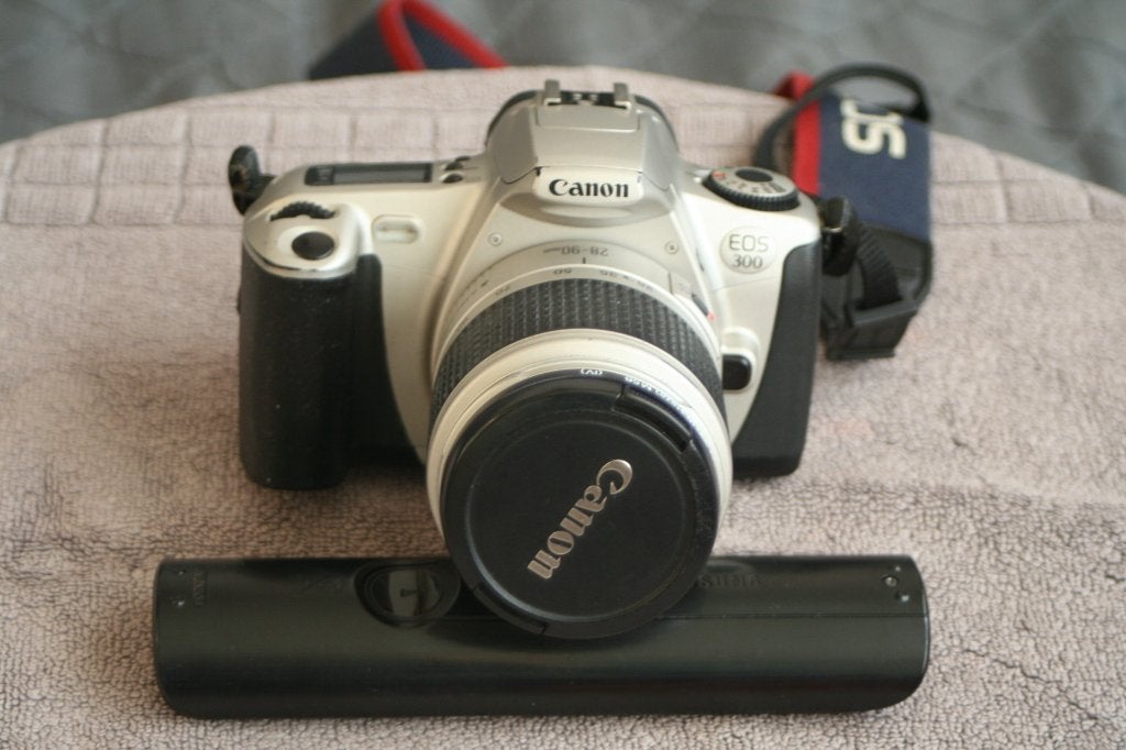 Mooie Canon camera EOS 300 analoog, Ophalen of Verzenden, Gebruikt, Spiegelreflex, Canon