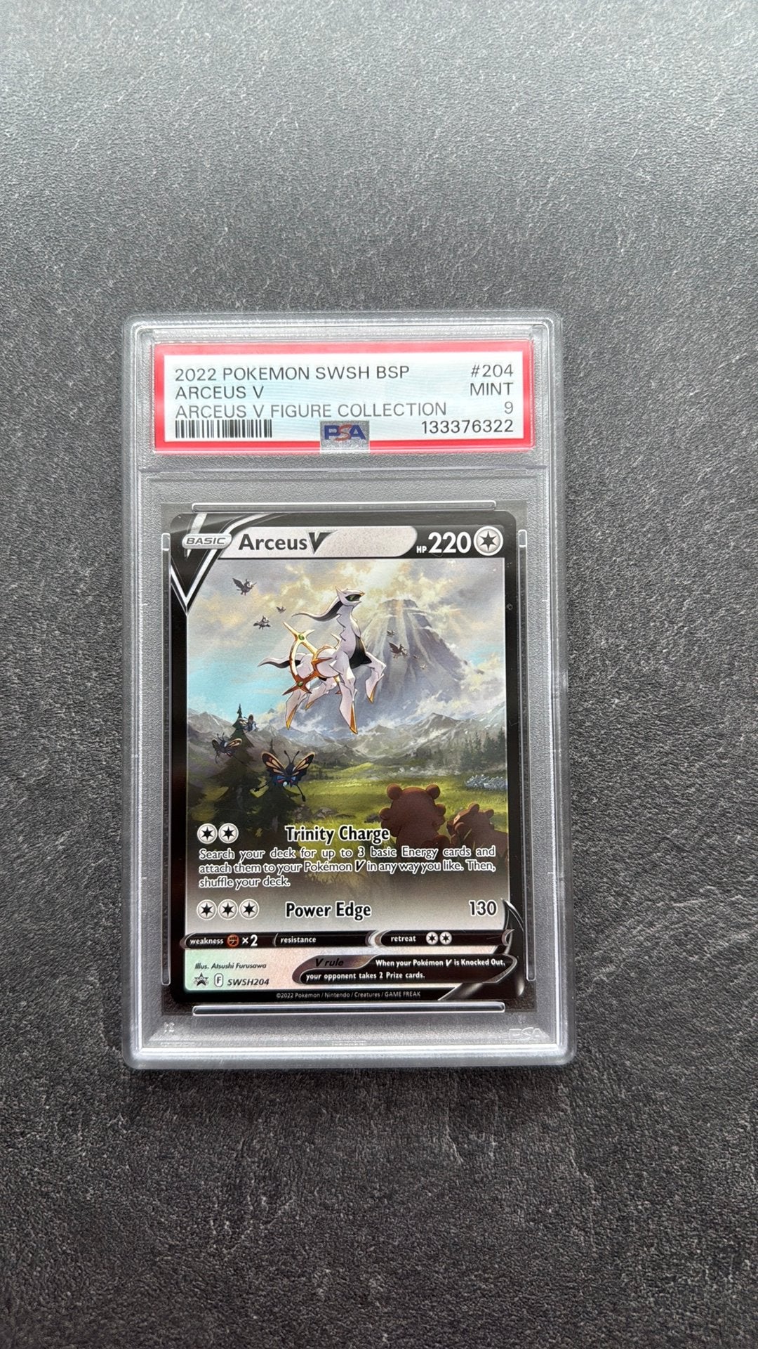 Pokemon Arceus V SWSH204 psa 9, Ophalen of Verzenden, Nieuw