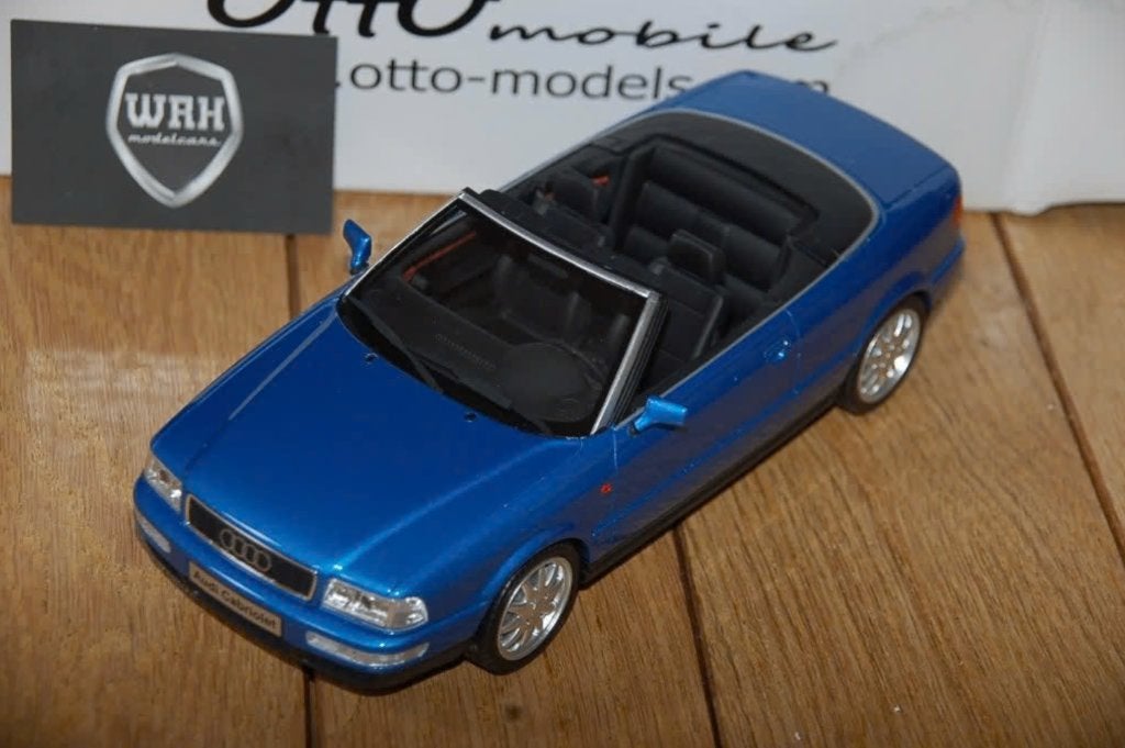 1:18 AUDI 80 CABRIO blue Otto mobile OT825 in box WRH, Verzenden, Zo goed als nieuw, Auto, OttOMobile