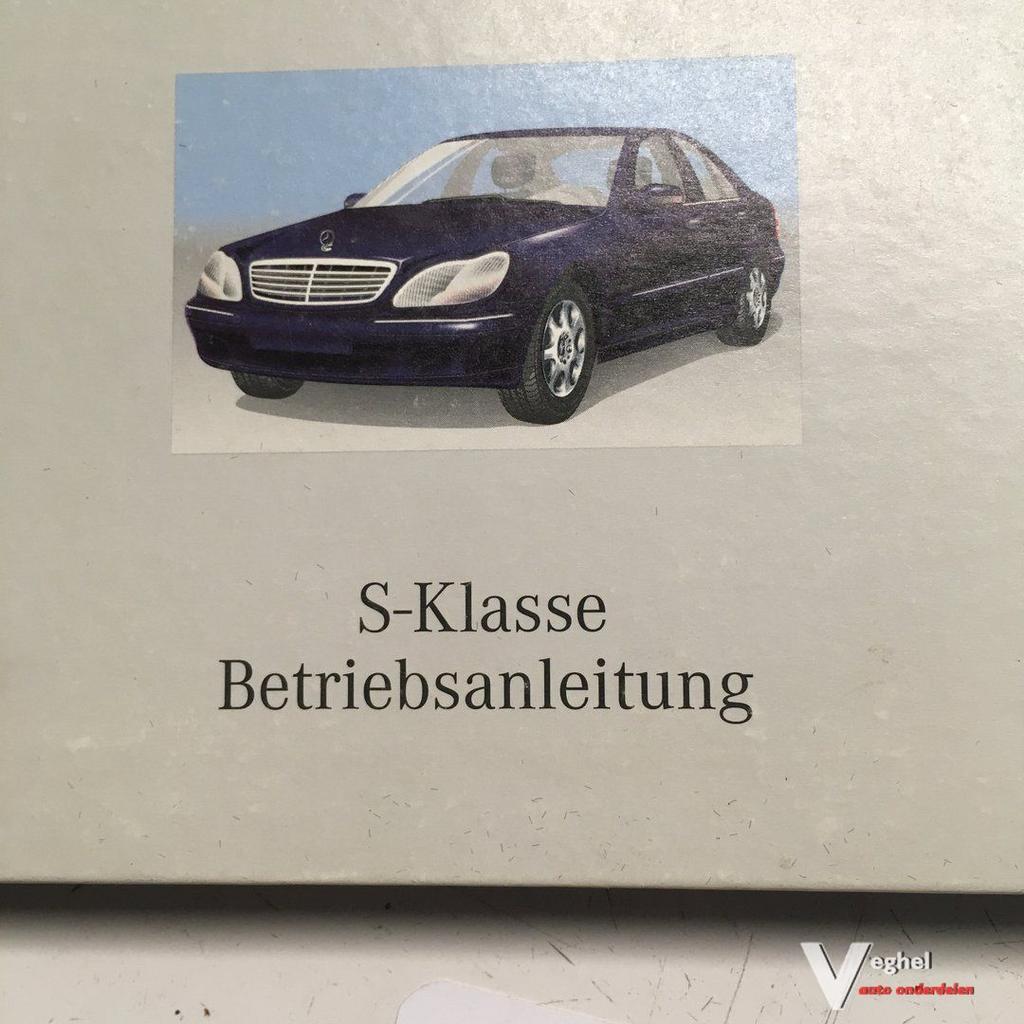 Mercedes S500 5.0 automaat 2001 25000098  Handleiding, Ophalen of Verzenden