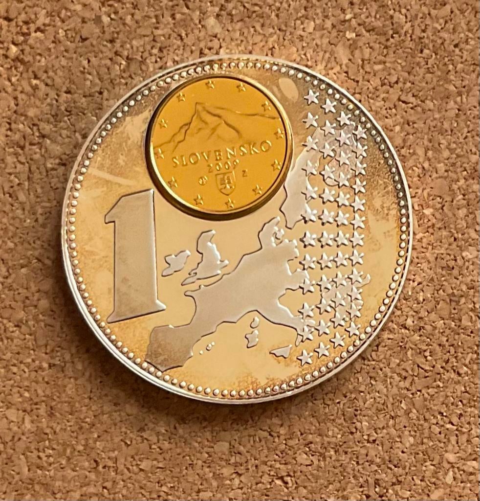 Penning Ierland 1 euro 2002 The New European Currency., Ophalen of Verzenden, Overige materialen, Buitenland