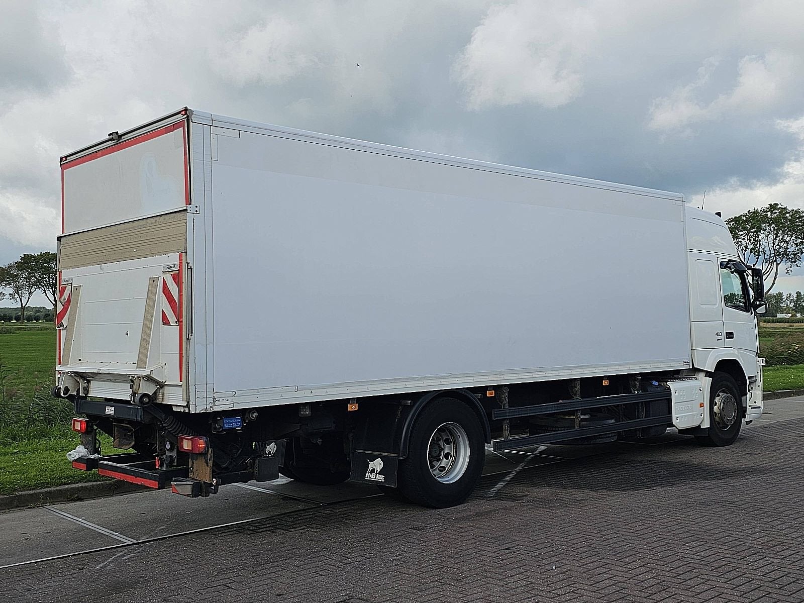 VOLVO FM 410, Stoelverwarming, Wit, Bedrijf, Diesel