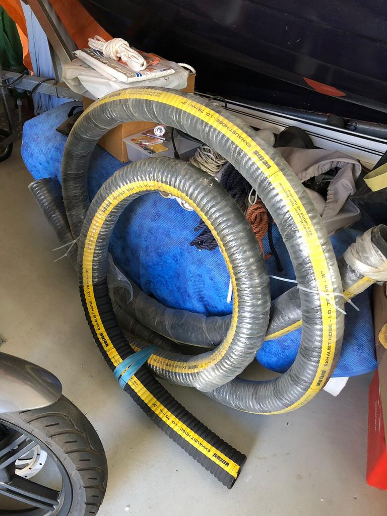 Uitlaatslang lengte 4,80 m., Ophalen, Nieuw, Motor en Techniek, Zeilboot of Motorboot