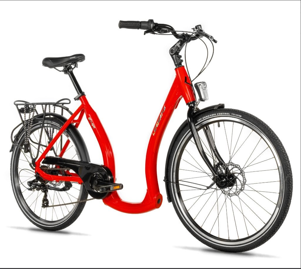 Elektrische fiets | Leader Fox | Ema 26' damesfiets, (Extra) lage instap, Nieuw, Minder dan 47 cm, Schijfrem