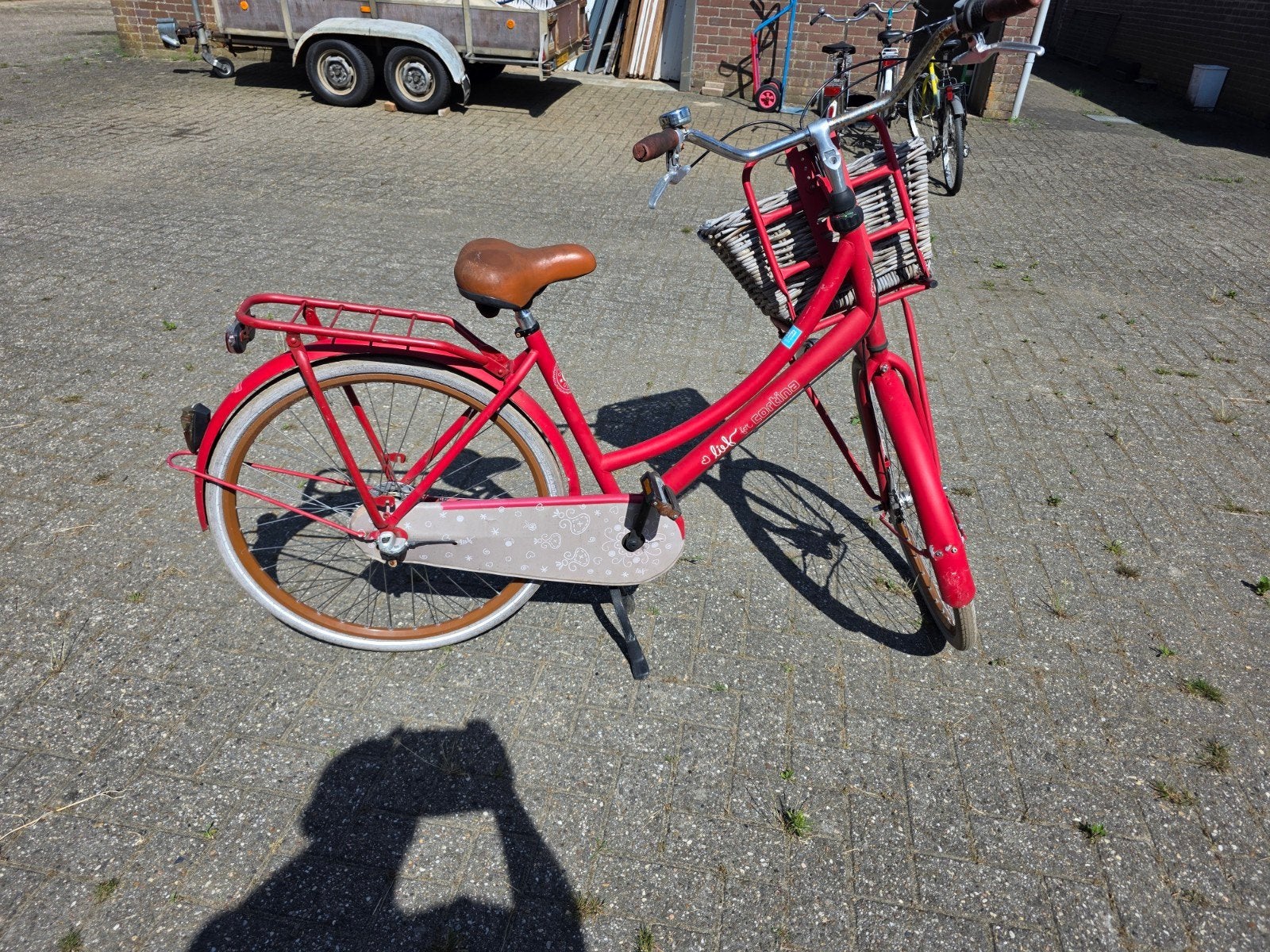 Damesfiets met 3 versnellingen en mandje, Gebruikt, Versnellingen, Ophalen of Verzenden, X