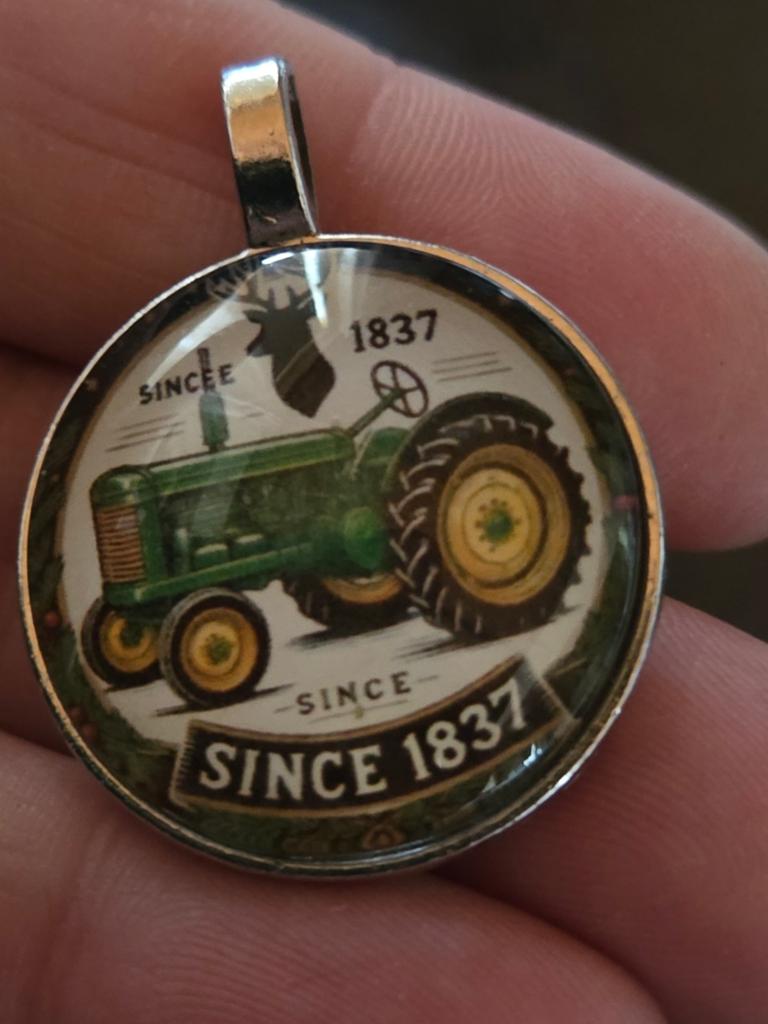 John Deere Tractor Hanger - Vintage Stijl, Overige voorstellingen, Glas of Kristal, Nieuw, Ophalen of Verzenden