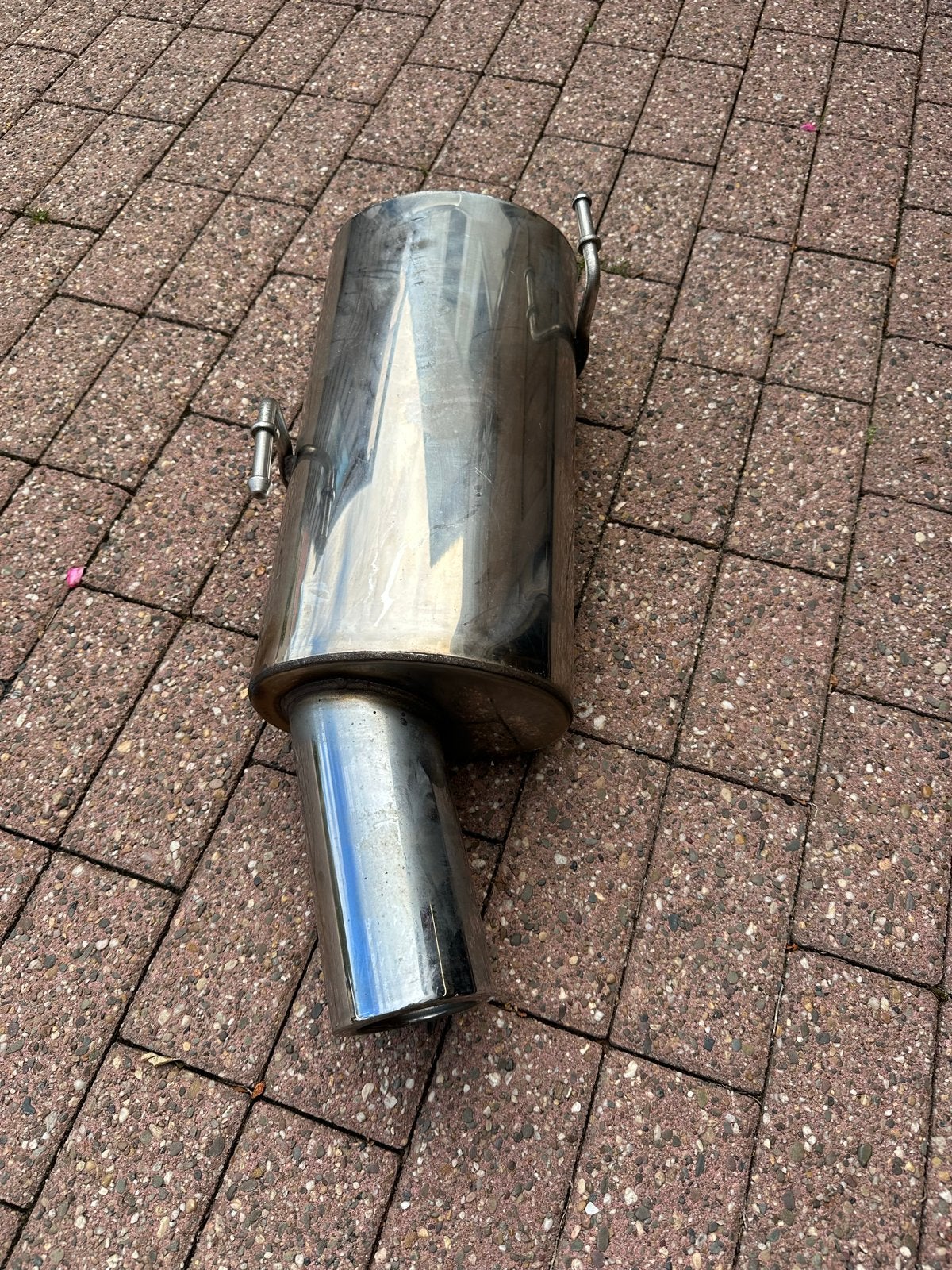 RVS uitlaat achterdemper Peugeot 205 GTI, Auto-onderdelen, Ophalen of Verzenden, Gebruikt, Peugeot