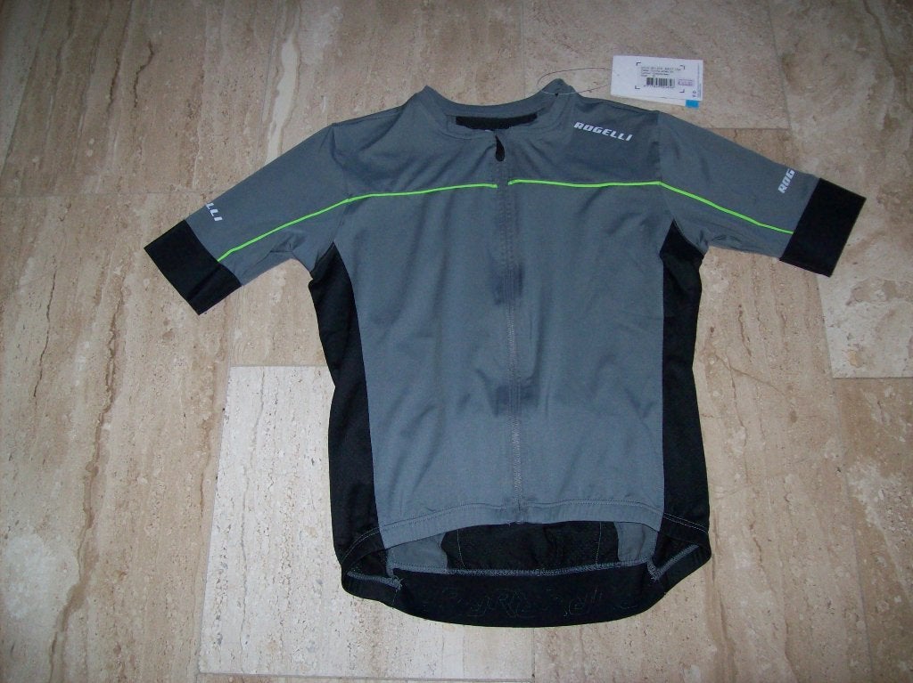 Nieuwe Rogelli Passo Fietsshirt maat S grey/Green, S, Heren, Nieuw, Rogelli Sportswear