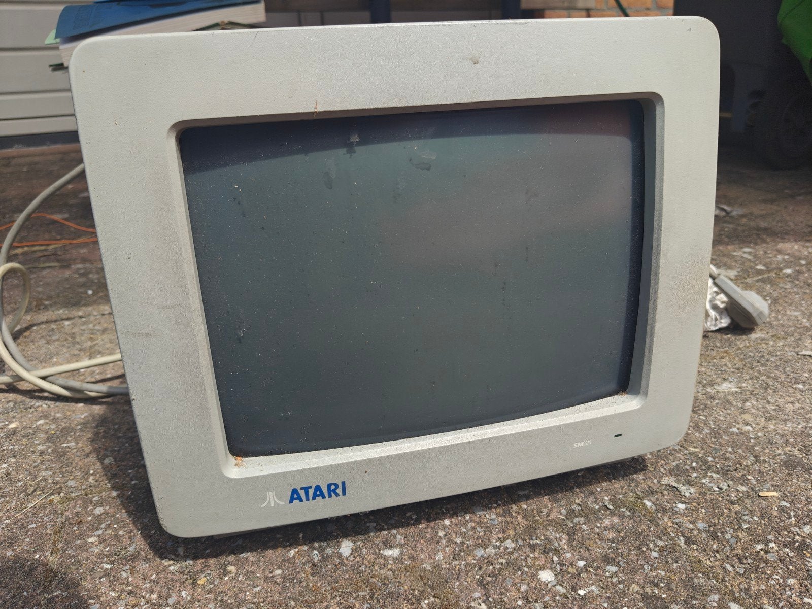 Atari SM124 monitor (werking onbekend), Computers en Software, Vintage Computers, Ophalen of Verzenden