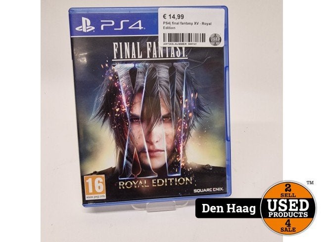 PS4| final fantasy XV - Royal Edition, Sony, Zo goed als nieuw, Support@sony.com, 1-7-1 Konan, Minato-ku
Tokyo 108-0075
Japan