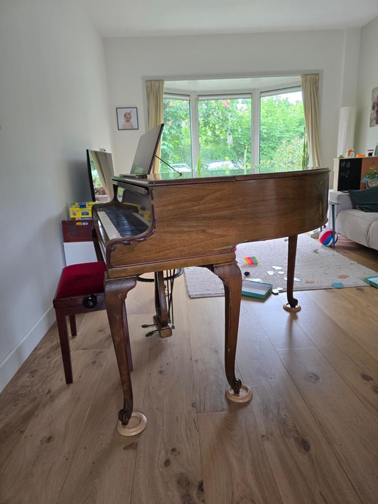 Vleugel (baby), Muziek en Instrumenten, Piano's, Ophalen, Zwart, Vleugel