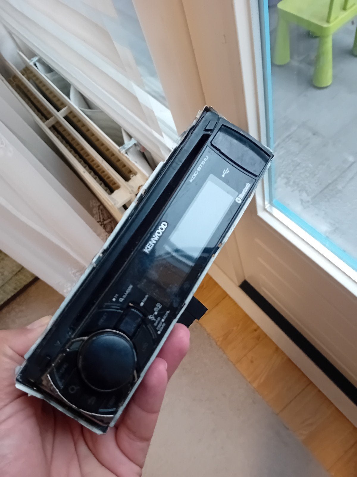 Kenwood KDC-BT55DU Autoradio met Bluetooth en USB, Ophalen of Verzenden, Gebruikt