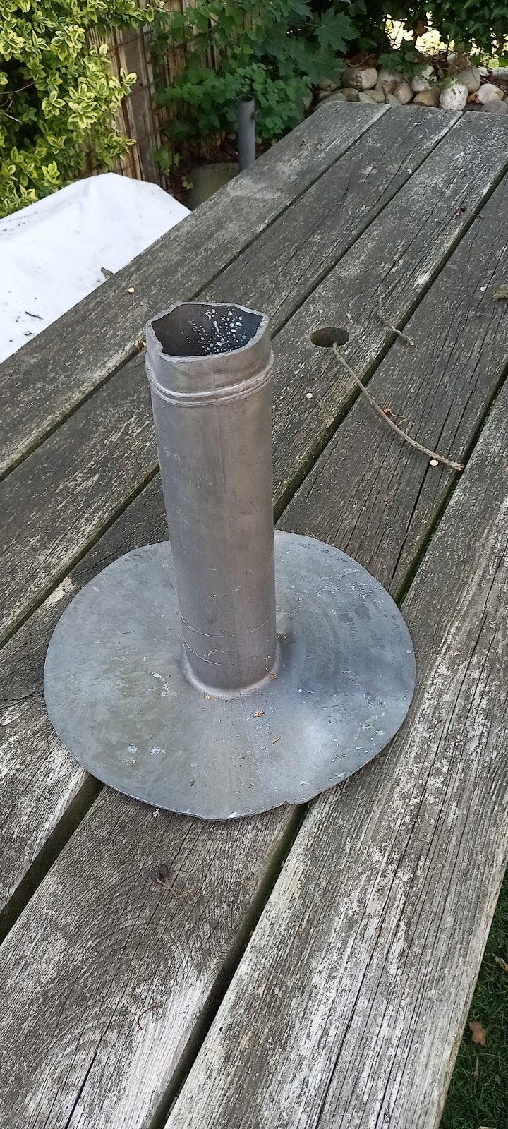 Loden dak uitloop rond 80 nieuw, Ophalen