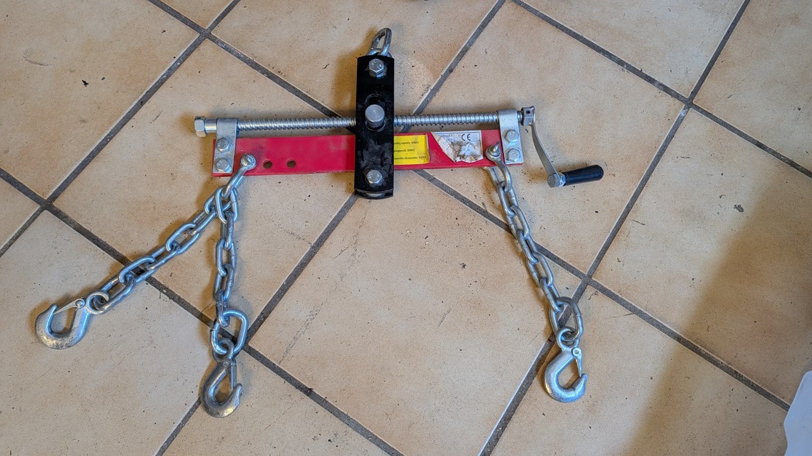 Motor evenaar, Ophalen, Gebruikt