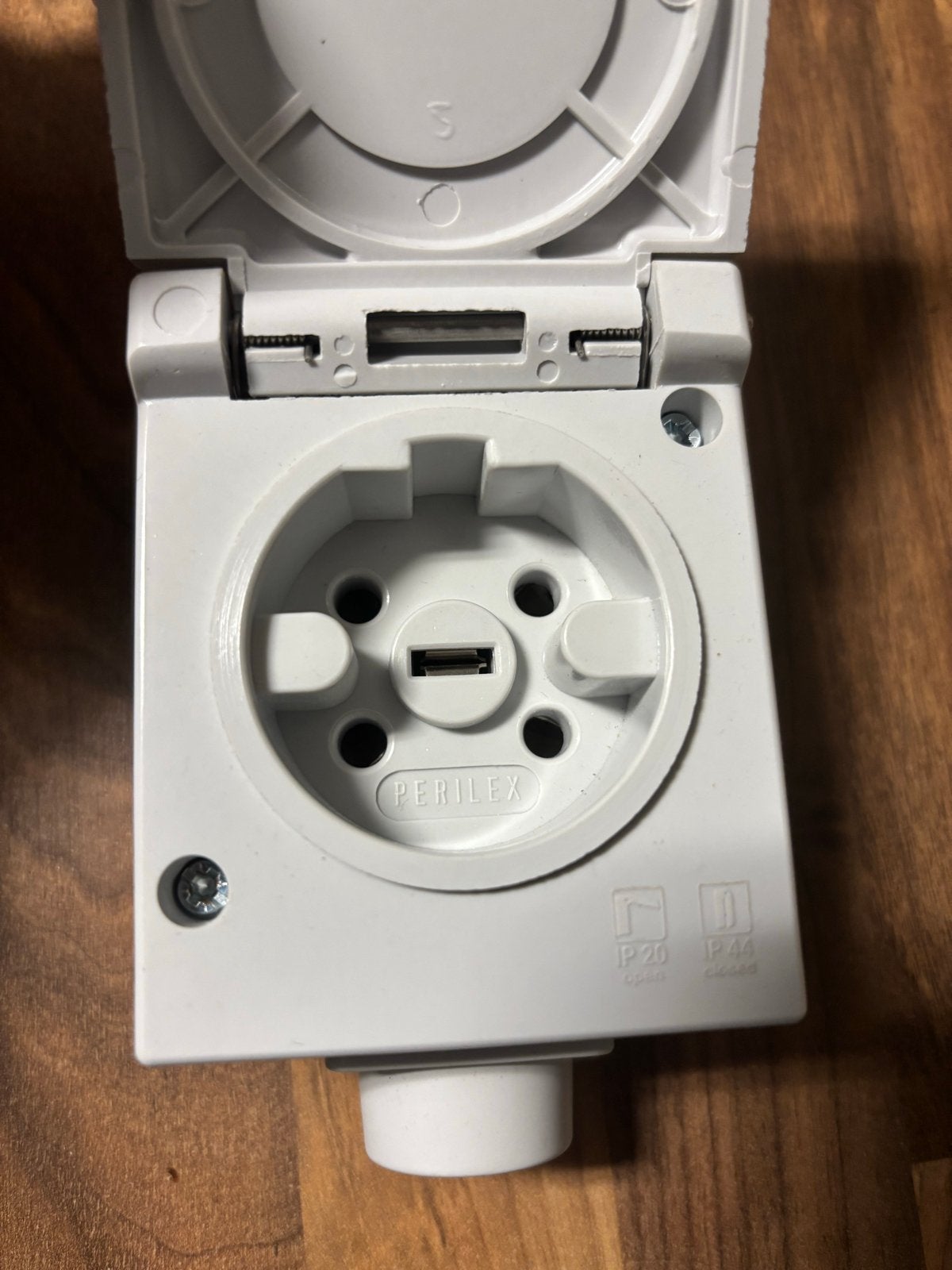 2x ABL Perilex 16A Wandcontactdoos Opbouw, Doe-het-zelf en Verbouw, Ophalen of Verzenden, Nieuw, Overige merken, Stopcontact