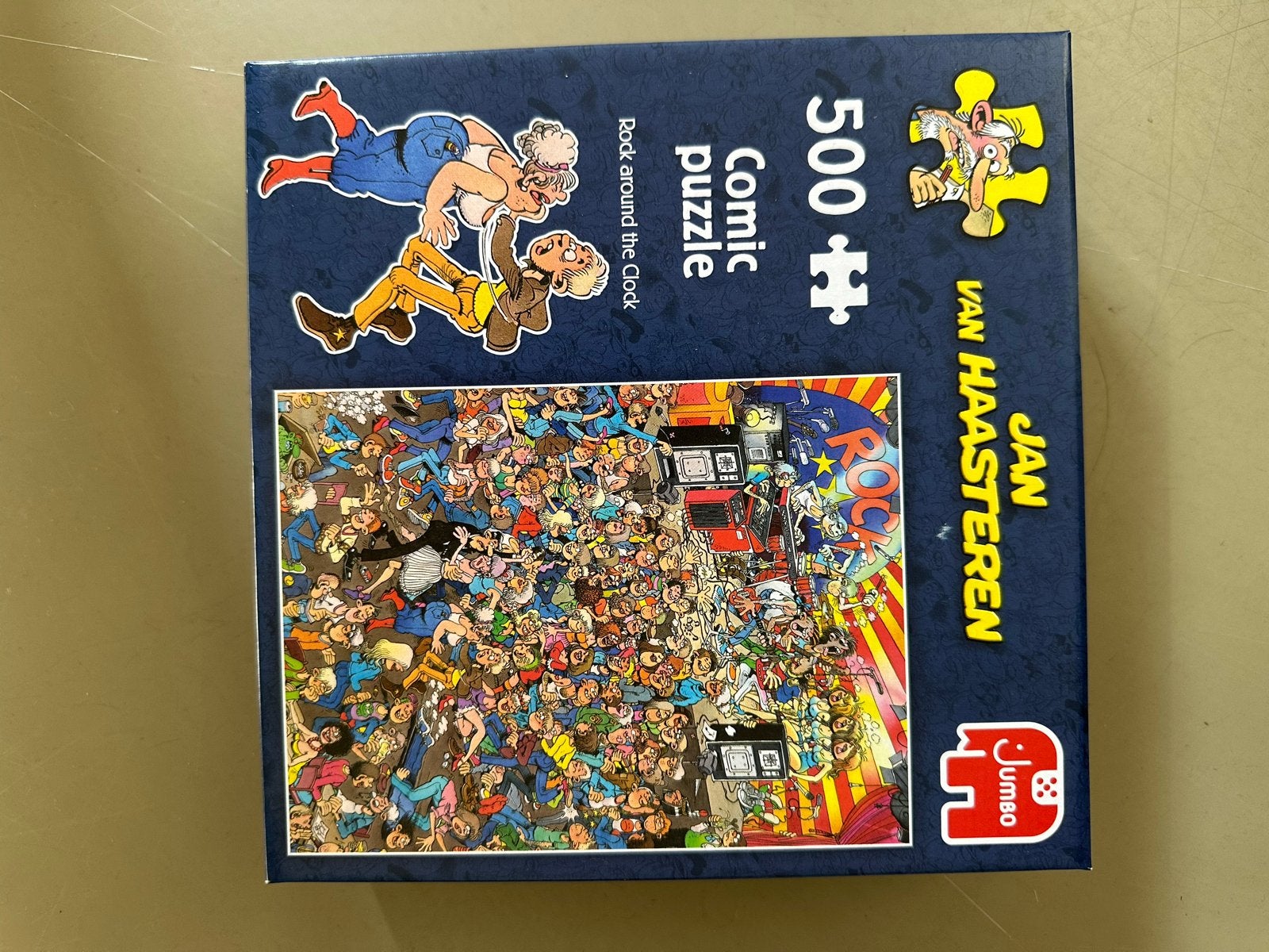 Jan van Haasteren Comic Puzzle - Rock around the Clock (500), Ophalen, Minder dan 500 stukjes, Gebruikt, Legpuzzel