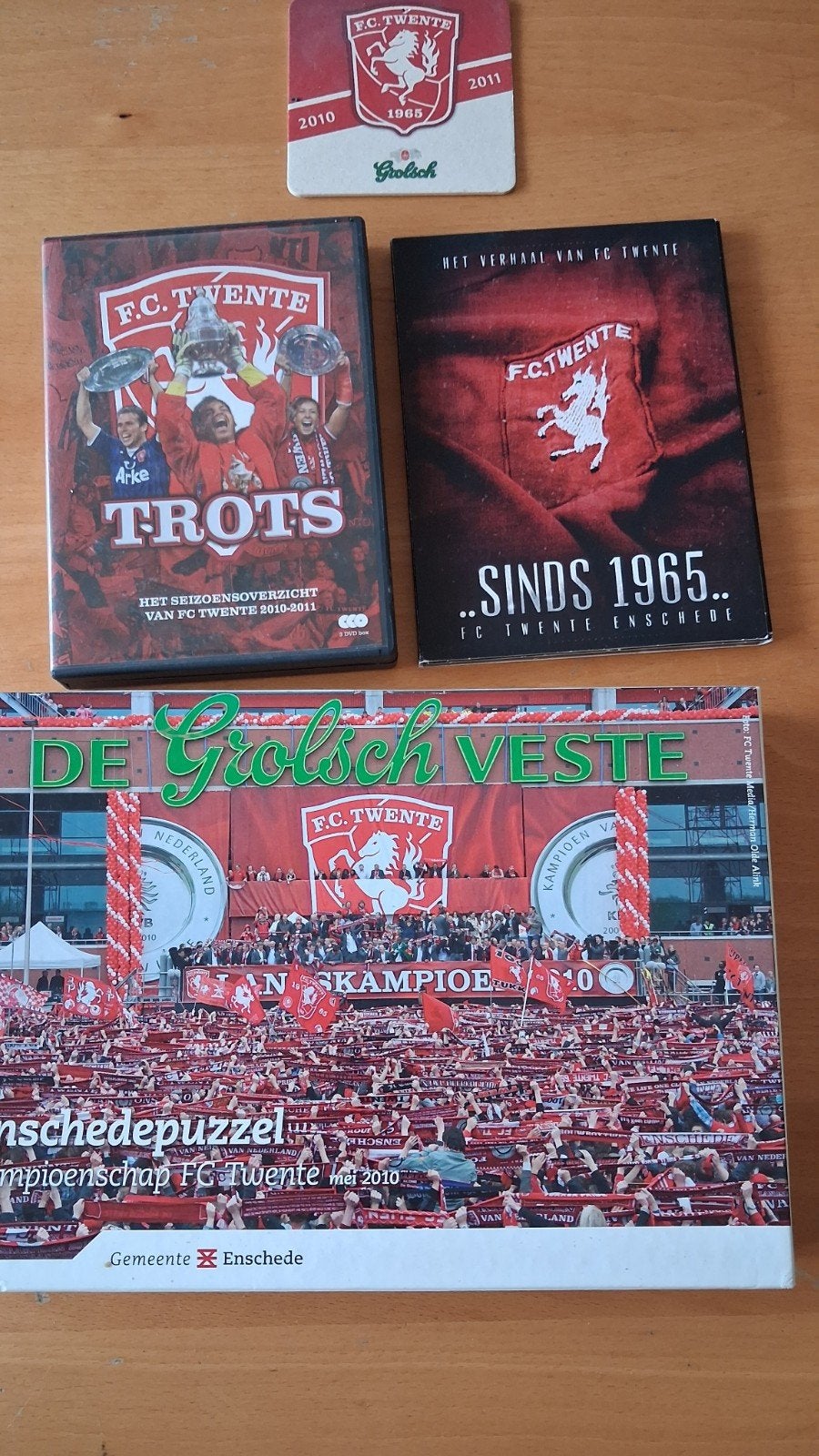 FC Twente Puzzel & DVD Collectie: Trots & Sinds 1965, Ophalen, Alle leeftijden, Voetbal, Nederlands