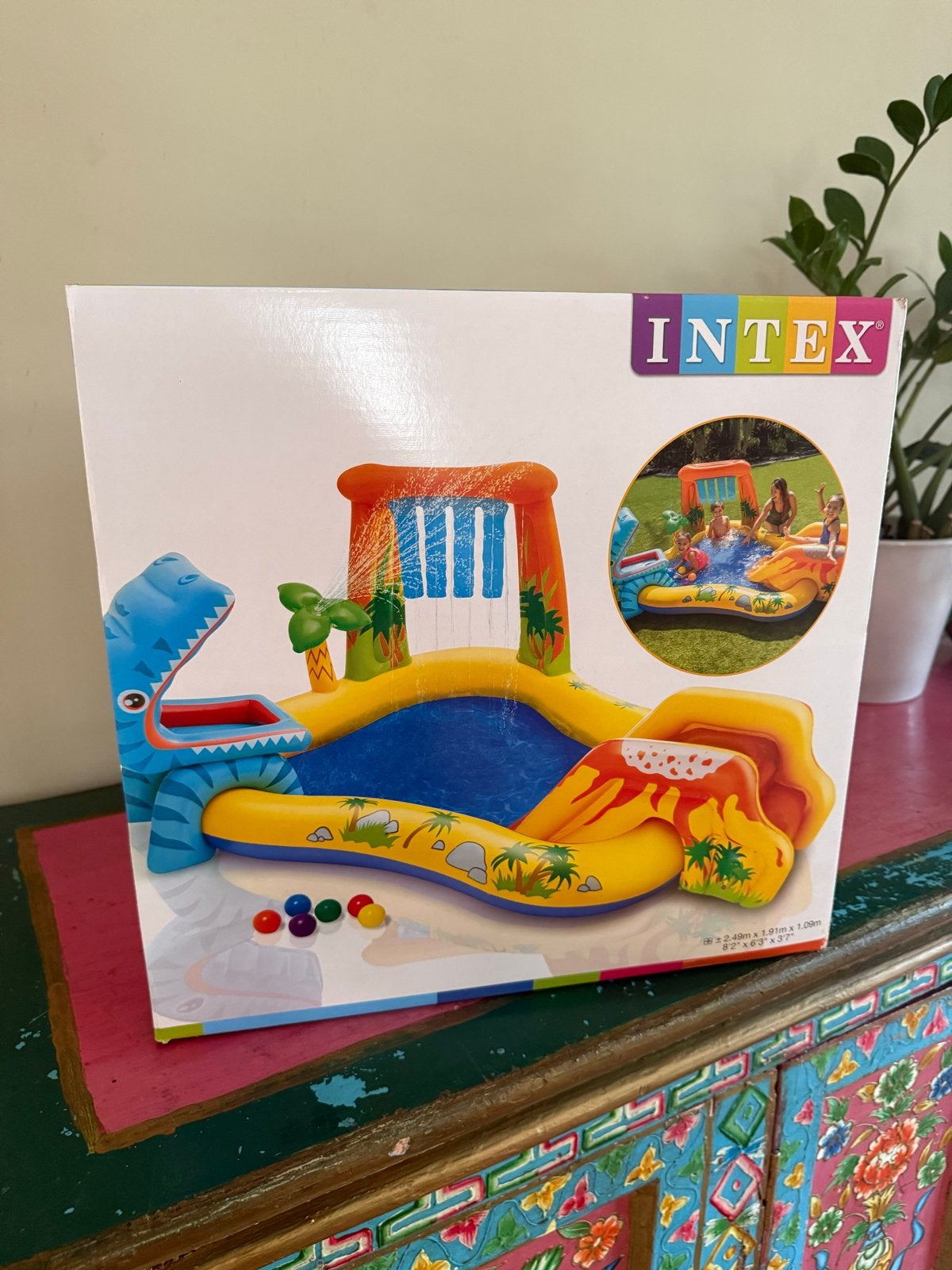Intex Dinoland Play Center - Opblaasbaar Waterpark, Ophalen of Verzenden, Nieuw