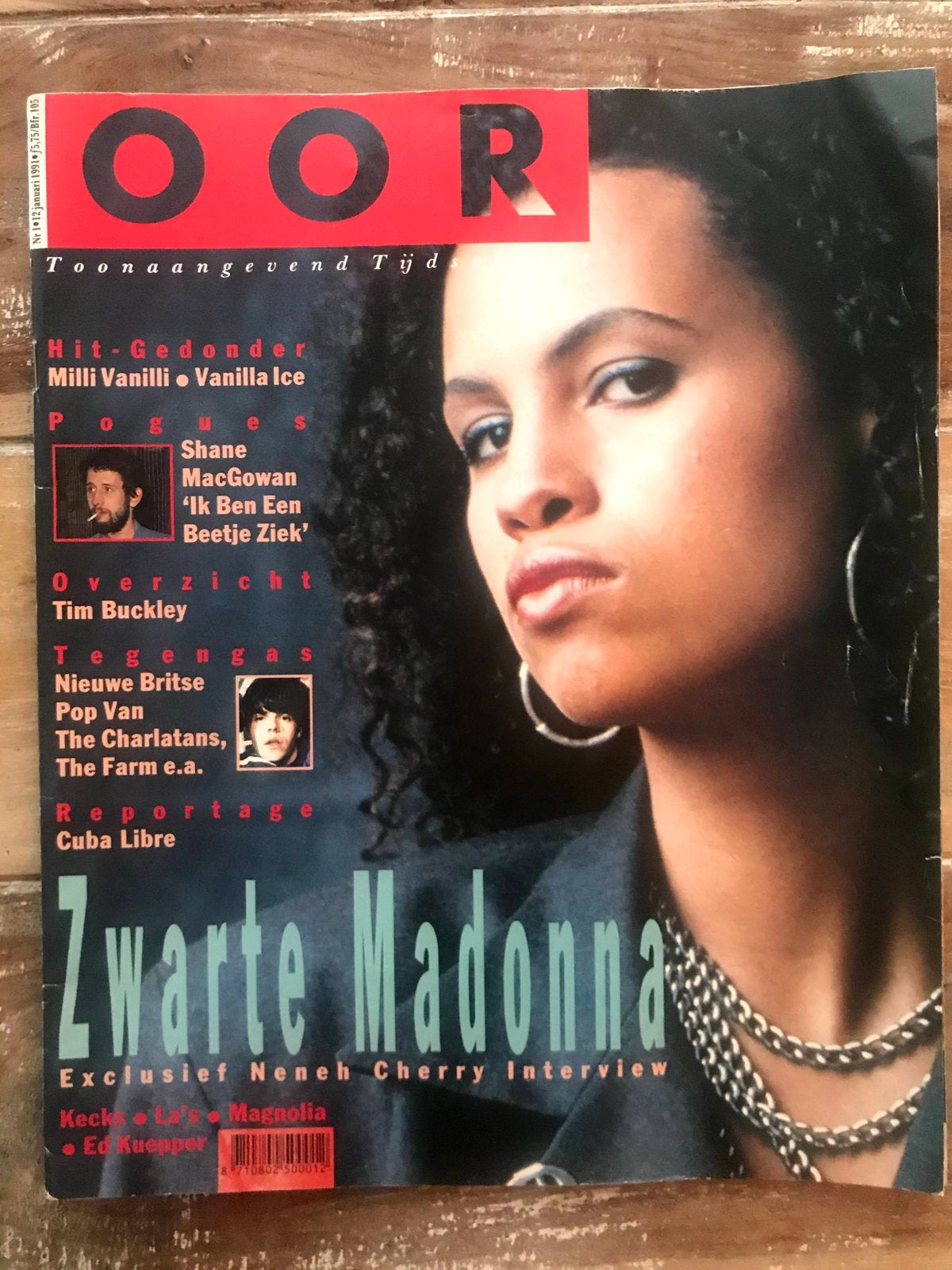 OOR Magazine 1991 THE POGUES Tim Buckley THE FARM Charlatans, Boeken, Ophalen of Verzenden, Zo goed als nieuw, Muziek, Film of Tv