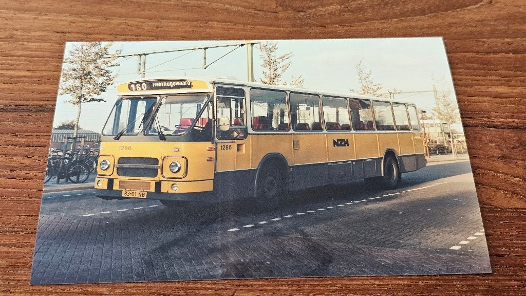 Foto BUS NZH Haarlem 1286, Verzenden, Gebruikt, Bus of Metro, Overige typen