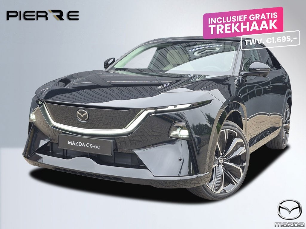 Mazda CX-6e Takumi 78 kWh | PANO DAK | BEIGE LEDER | ELELKTR, Automaat, Achterwielaandrijving, Beige, Leder