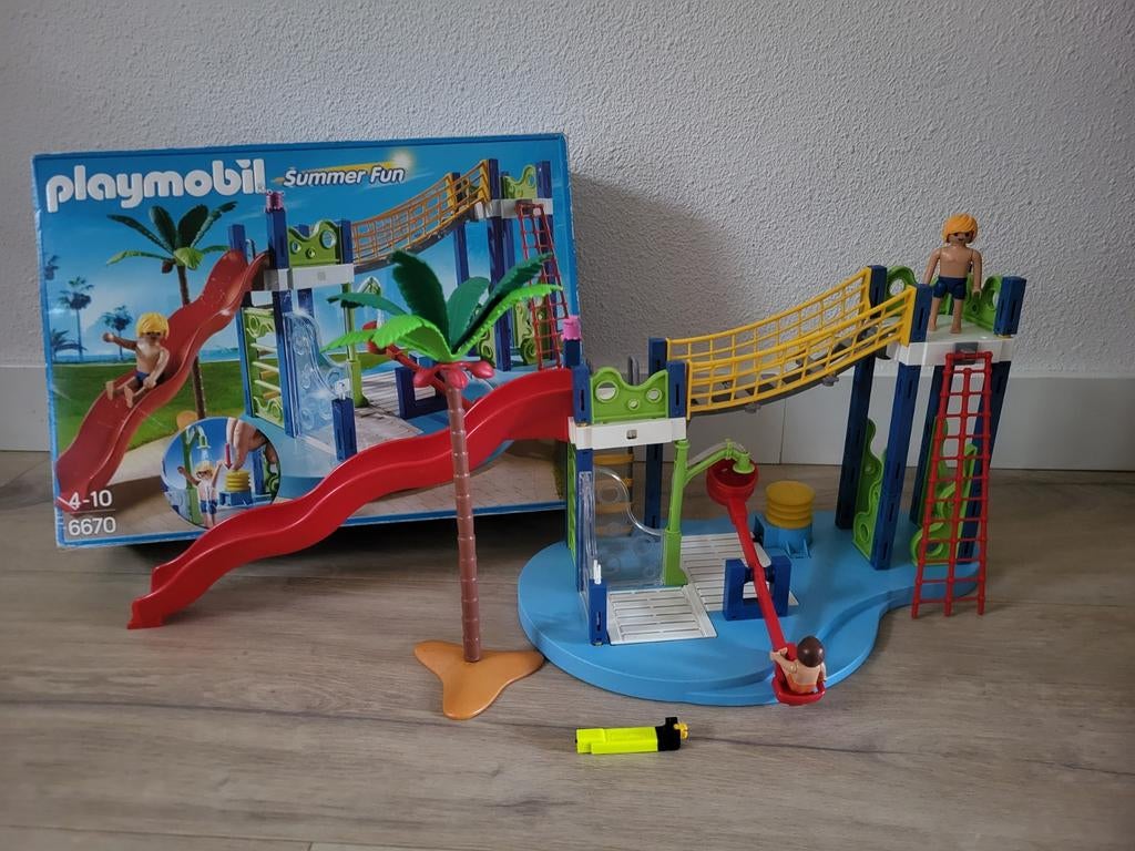 Playmobil Summer Fun Waterpark 6670 - Zo goed als nieuw, Ophalen of Verzenden