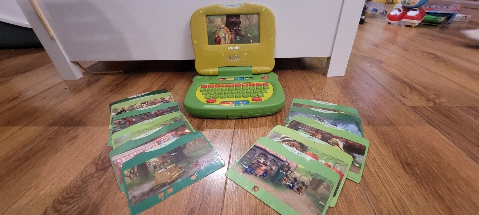 VTech Efteling Laptop met kaarten, Kinderen en Baby's, Ophalen of Verzenden, Gebruikt, Taal en Lezen