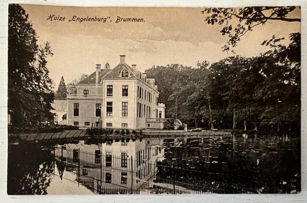 Oude Ansichtkaart - Brummen - Huize "Engelenburg", Verzamelen, Ansichtkaarten | Nederland, Ongelopen, Gelderland, Voor 1920, Ophalen of Verzenden