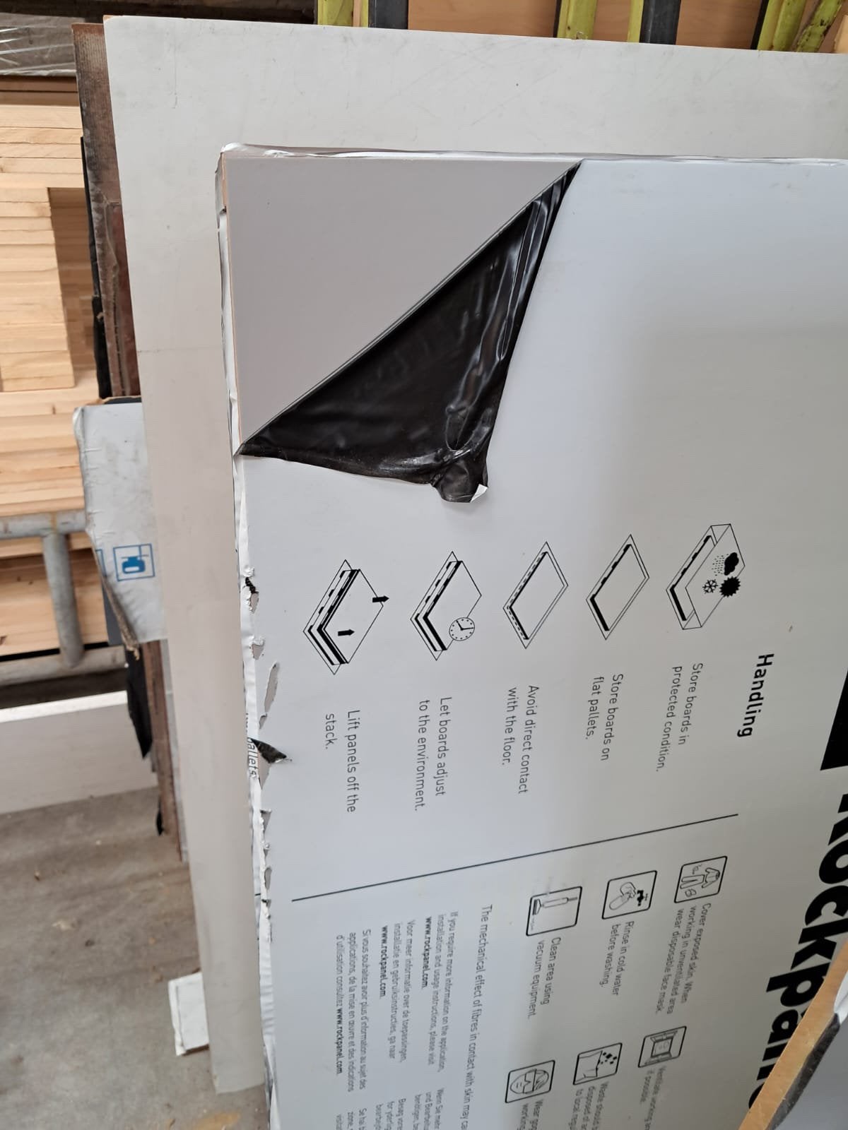 Partij Rockpanel platen 8mm RAL 7004, Doe-het-zelf en Verbouw, Ophalen, Zo goed als nieuw, Overige materialen