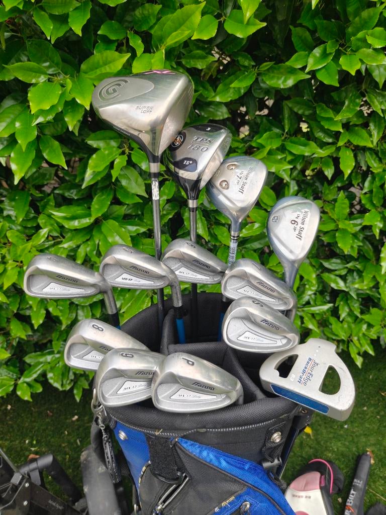 Complete MODERNE golfset dames / Mizuno/ als NIEUW+ tas+trol, Sport en Fitness, Golf, Ophalen of Verzenden, Zo goed als nieuw