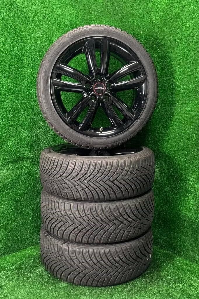 Originele 17 inch Mini velgen met winterbanden f55 f56 f57, Auto-onderdelen, Banden en Velgen, Info@mini.com, Gebruikt, Banden en Velgen