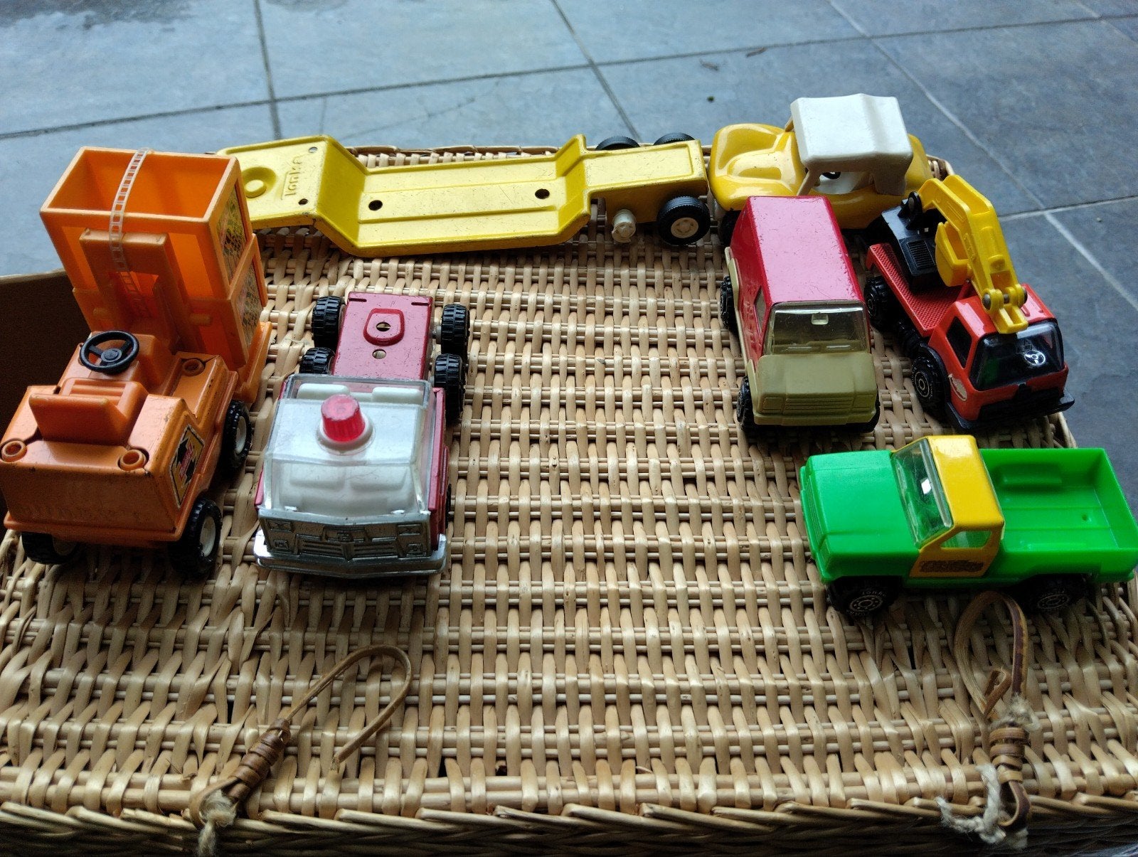 2x Buddy L en 5x Tonka modelauto's, Ophalen of Verzenden, Gebruikt