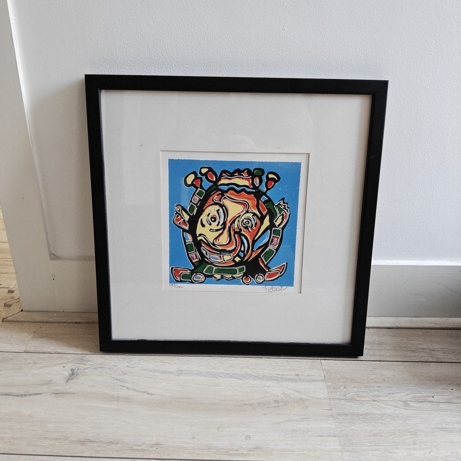 Zeefdruk Fabian origineel, Antiek en Kunst, Ophalen