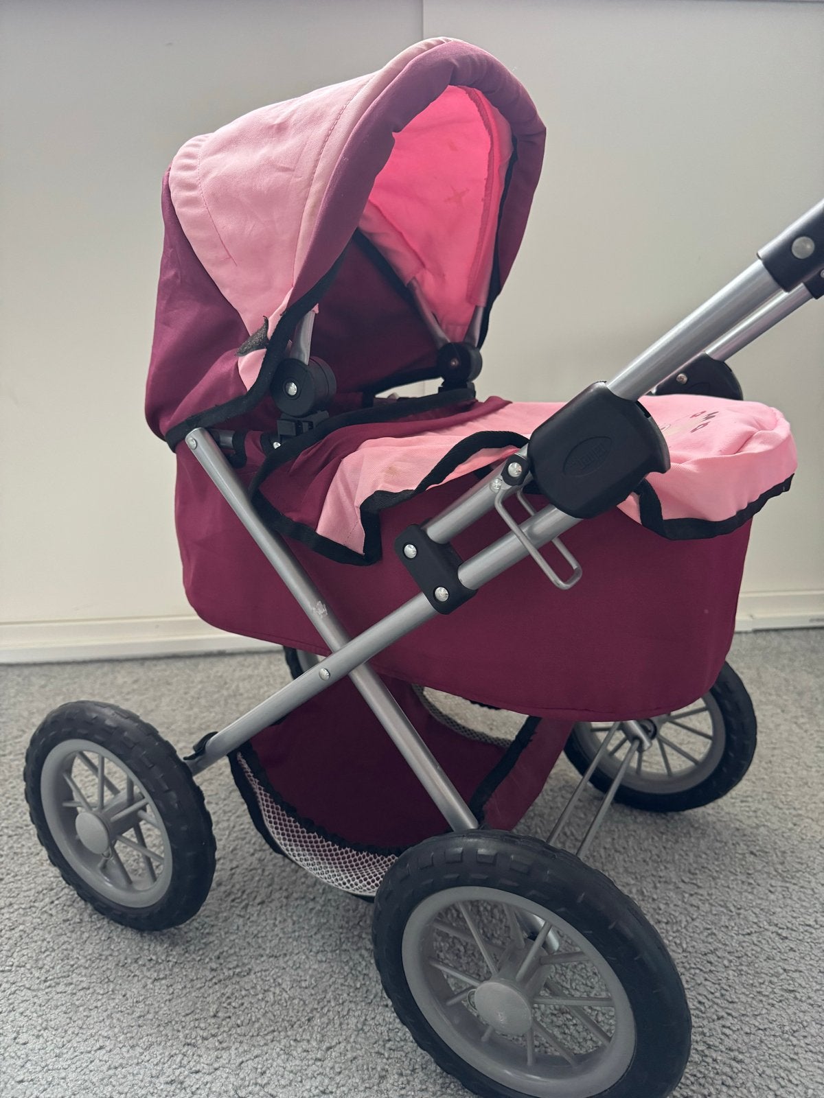 Poppenwagen Roze, Ophalen, Gebruikt, Babypop