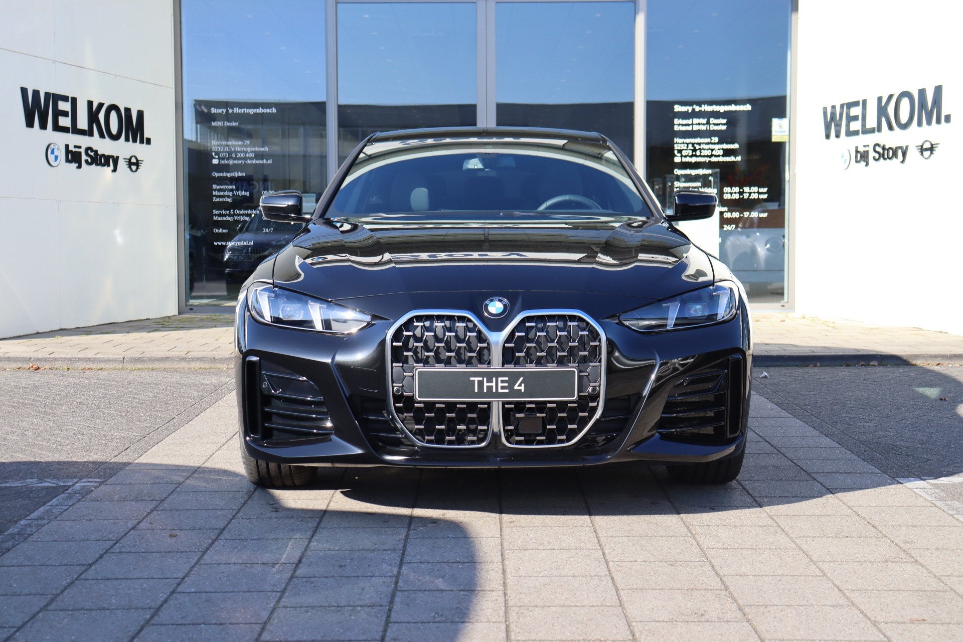 BMW 4 Serie Gran Coupé 420i M Sport Automaat / Achteruitrij, Automaat, Zwart, Zwart, Leder