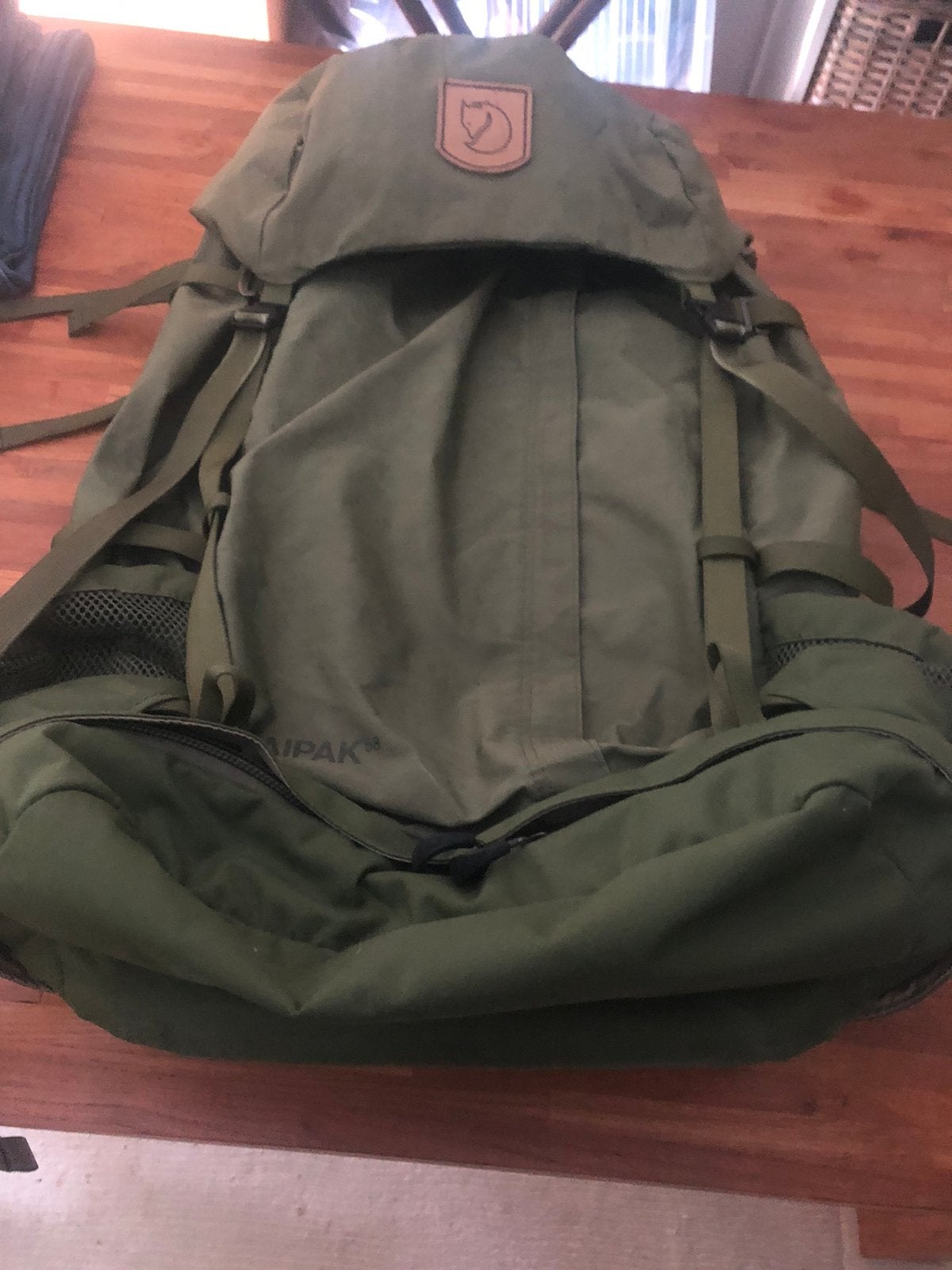Fjallraven kaipak 58 liter rugzak, Ophalen of Verzenden, Zo goed als nieuw, Rugzak