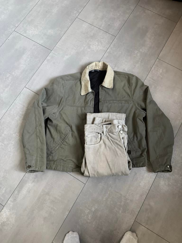 Zara jas en broek set, Ophalen of Verzenden, Zo goed als nieuw, Maat 52/54 (L)