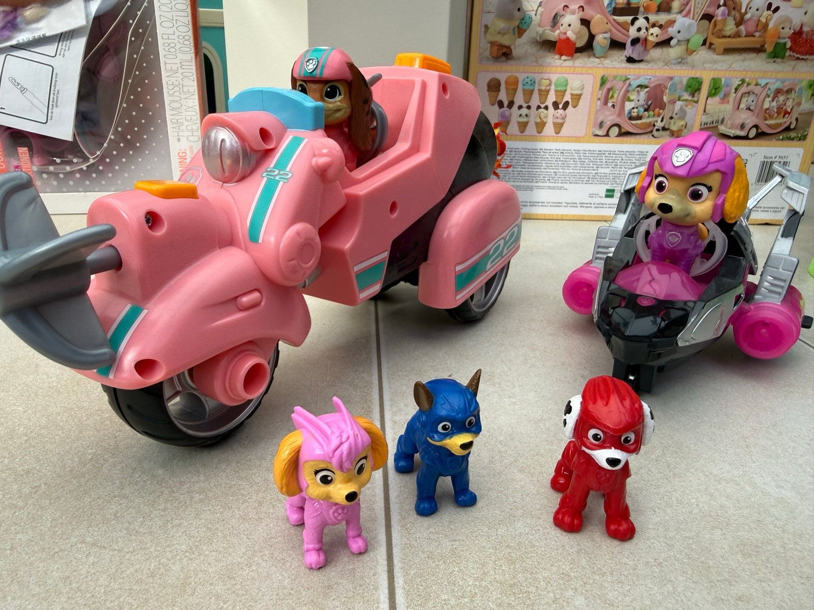 Paw Patrol speelset met voertuigen en figuren, Ophalen of Verzenden, Gebruikt, Jongen of Meisje
