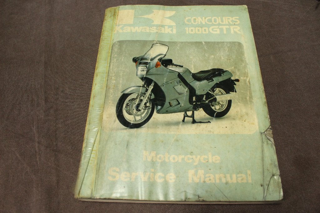 Kawasaki GTR1000 Concours 1986 motorcycle service manual, Ophalen of Verzenden, Kawasaki