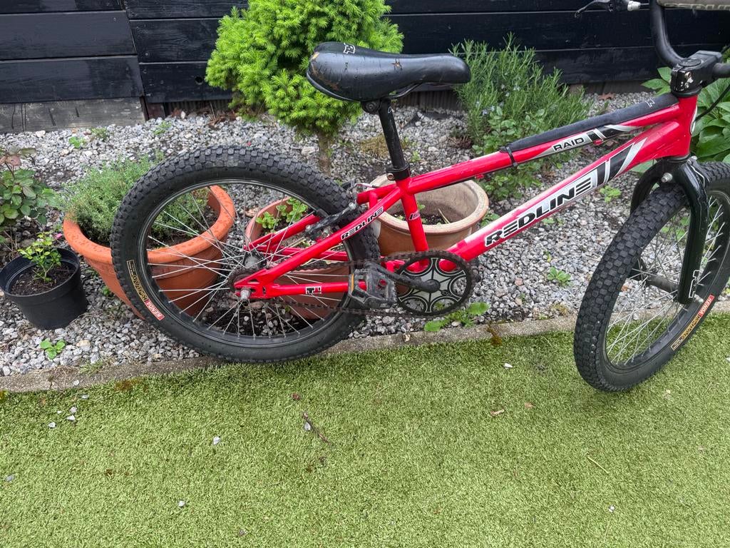Redline Fiets - BMX Stijl, Fietsen en Brommers, Fietsen | Crossfietsen en BMX, Ophalen, Gebruikt, Staal, Velgrem