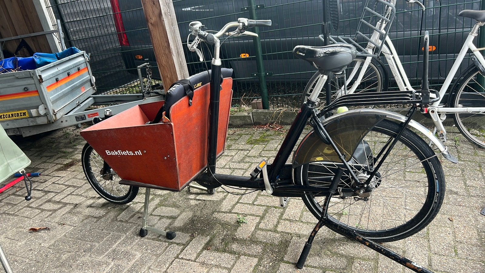 Cargo classic bakfiets short, Fietsen en Brommers, Ophalen, Gebruikt, Goederen