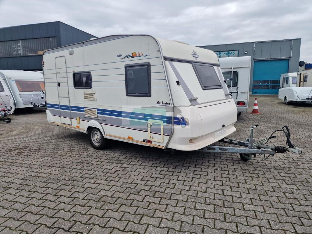 Hobby exclusive 440 Frans bed (bj 2000), Caravans en Kamperen, Hobby, Bedrijf, Tot en met 3, Schokbreker