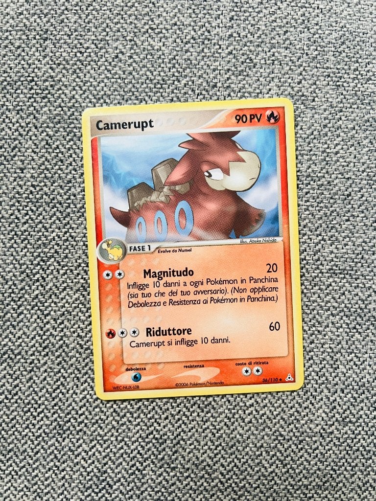 Camerupt 36/110 Ex Holon Phantoms Pokemon, Verzenden, Zo goed als nieuw, Losse kaart, Foil