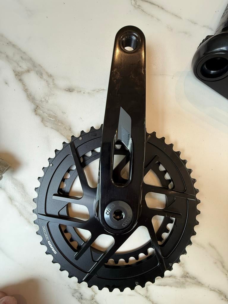 SRAM Rival Crankstel 48-35T DUB 8-Bolt, Crankstel of Pedalen, Nieuw, Ophalen of Verzenden, Aluminium